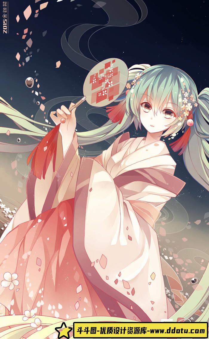 CZ.457- 中秋明月初音同人CG图包-创作学习-107MB-59P-斗斗图