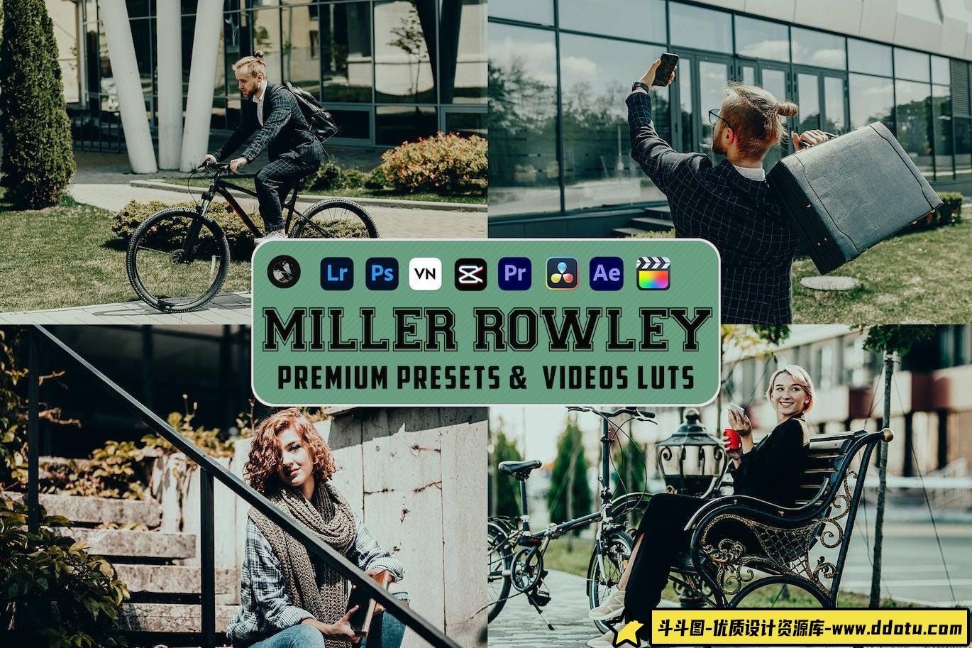 城市街拍电影后期调色LUT预设 Miller Rowley Luts Videos & Presets-斗斗图