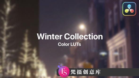 6种冬季电影后期调色LUT预设第7卷 Winter LUTs Collection Vol. 7-斗斗图