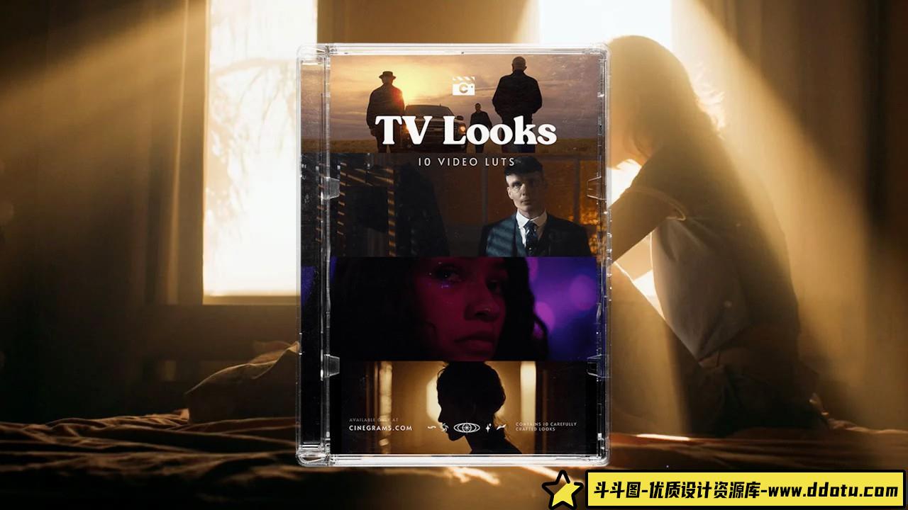 Cinegrams – 10个复古电影电视节目LUT调色预设 TV Looks Video LUTs-斗斗图