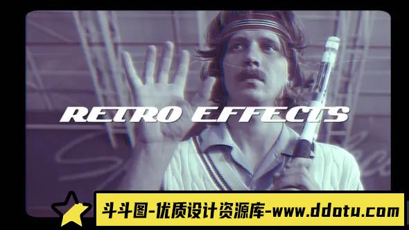 fcpx效果插件-20组复古电影胶片效果模板-Retro Effects 支持m1-斗斗图