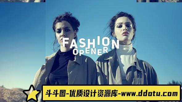 FCPX插件-时尚促销活动幻灯片展示效果模板 Fashion Promo-斗斗图