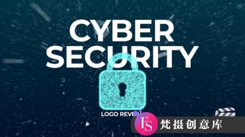 FCPX插件-元宇宙标志LOGO揭晓模板Metaverse Cyber Security Logo Reveal-斗斗图