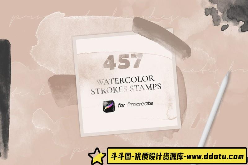 [Procreate笔刷]56个新年火花星云和烟雾PROCREATEX5笔刷SHINEPROCREATEX556brushes-斗斗图