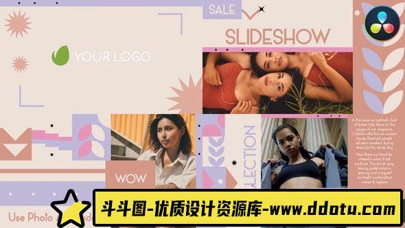 达芬奇销售推广幻灯片模版 Sale Promo Slideshow-斗斗图