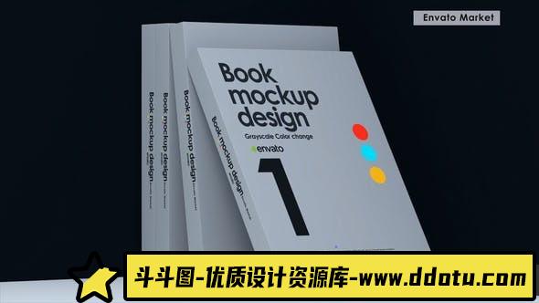 Premiere Pro图书促销展示模版 Book Promo-斗斗图