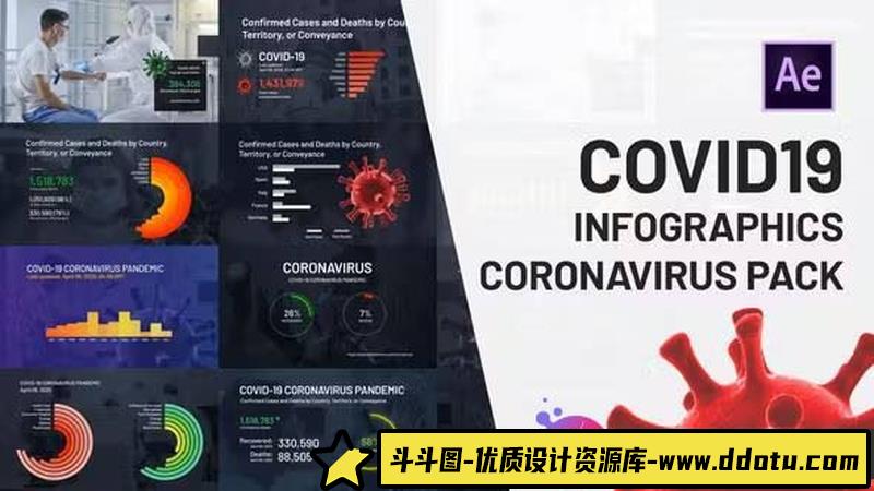 COVID-19信息图表动画预设-斗斗图