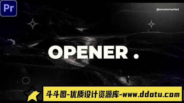 动态开场Premiere Pro模版 Dynamic Opener For Premiere Pro-斗斗图